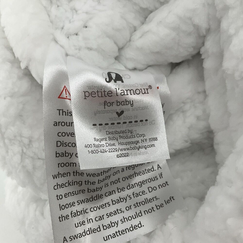 Newborn Baby Swaddle Sleep Sack 0-3M Swaddle Baby Gift Bunting Petite l’amour - Picture 9 of 9